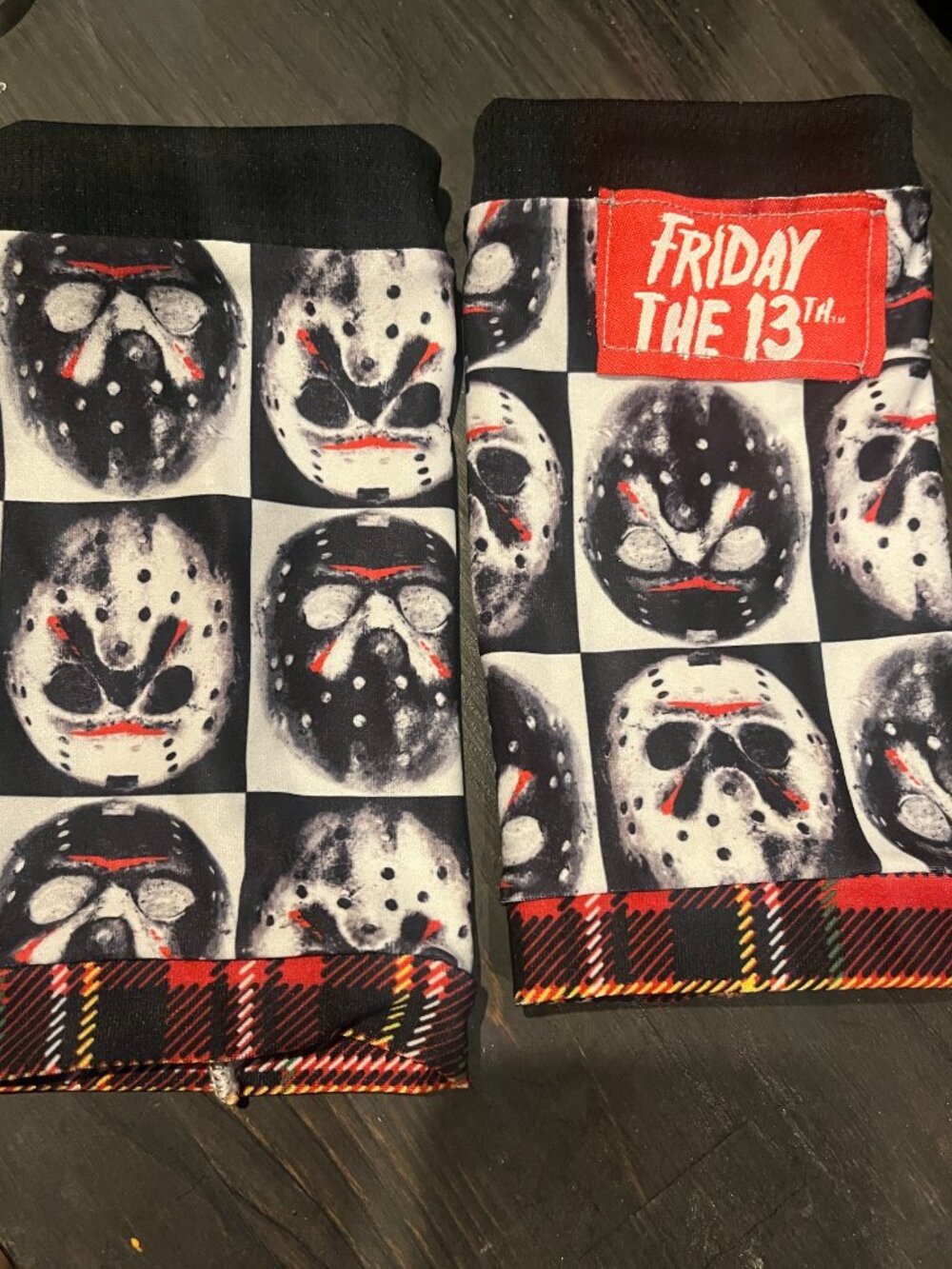 Handmade Friday the 13th Wrist Cuffs